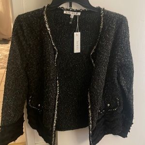 Joy & Co Womens Textured Cardigan Size Small New with Tags